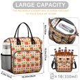 thumbnail image 5 of Pioneer Flower Floral Print Pattern Womens Lunch Box for Work,Insulated Large Lunch Bag,Leakproof Adult Lunch Bag for Work,Beach,Travel,Picnic,Camping, 5 of 6