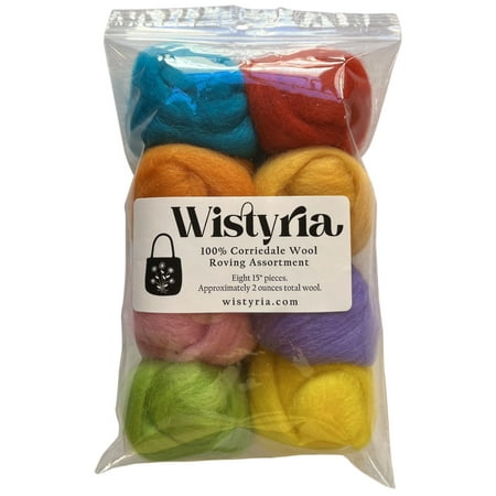 UPC: 0816463010872 | Wistyria Editions Wool Roving 15  .25oz 8/Pkg-Confetti
