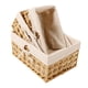 thumbnail image 1 of Contenedor de almacenamiento protección del medio ambiente paja y hierro gran capacidad tejido a mano cesta portátil organizador seguro para dormitorio para dormitorio ANGGREK Otros, 1 of 8