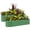 Green-Anti-Cut Edges, variant on 2PCS Galvanized Steel Oval Garden Bed, Tool-Free Assembly, Open-Bottom Planter Box with Deep Root Space for Vegetables, Flowers & Herbs