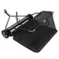 thumbnail image 4 of Suhire 44-Inch Tow-Behind Lawn Sweeper, Adjustable Sweeping Height, Large Capacity Grass Catcher, Heavy-Duty Yard Sweeper, Rubber Tires, 4 of 9