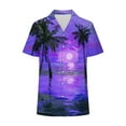 thumbnail image 7 of Rezuofi 1 Pcs Hawaiian Shirts for Women Summer Cool Hawaii Floral Tropic Print Blouses Beach Short Sleeve Button Up Tops, 7 of 7
