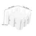 thumbnail image 4 of 5Pcs Containers Mini Pots Mini Plastic Containers White Planters Tiny Plant Holder Floral Arrangement Foam, 4 of 6