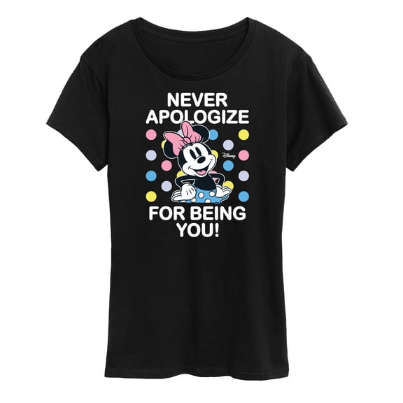 Disney - Never Apologize Women's Short Sleeve Graphic T-Shirt