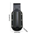 thumbnail image 3 of COM1950s Pu Leather Waist-Mounted Beer Sleeve - Hands-Free Bottle & Can Holder for Outdoor,Camping,Hiking (Black/Coffee), 3 of 7