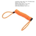 thumbnail image 2 of Câble de Verrouillage Rappel de Verrouillage Câble Rappel de Ressort Câble Rappel de Verrouillage de Disque Câble Rappel de Ressort Alarme de Moto Vélo Verrouillage de Disque Rappel de Sécurité Antivol Câble à Bobine Orange, 2 of 4