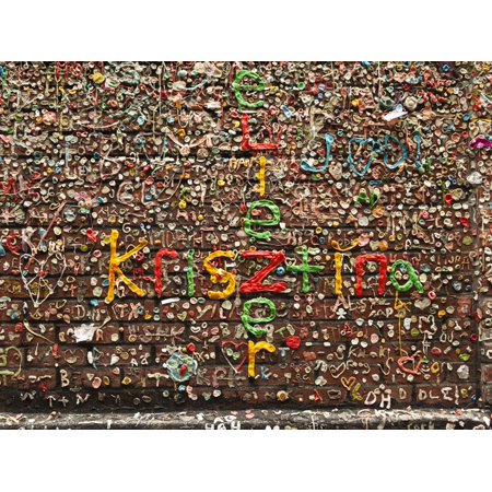 Gum Wall at Pike's Place Market in Seattle, Washington, Usa Print Wall Art By Michele (Best Markets In Seattle)