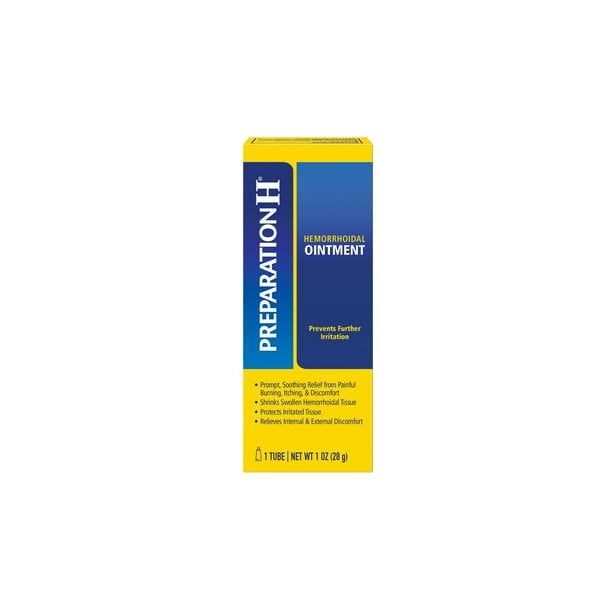 Preparation H Ointment for Hemorrhoid Relief, Burning and Itching, 1 Oz