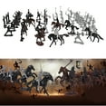 thumbnail image 6 of JWQFBC Knights Toys, Plastic Warriors Medieval Knights Horses Soldier Action 52pcs, 6 of 9