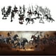 thumbnail image 5 of Juguetes de caballeros, caballeros medievales de plástico, caballos, , modelo de acción, colección de juguetes, regalos 52 piezas, 5 of 8