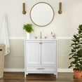 thumbnail image 2 of Flash Furniture FFIR11007GY 30" Free Standing Single Basin Vanity Set - Grey, 2 of 7