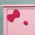 thumbnail image 5 of Furniture of America Poppy Transitional Wood 1-Drawer Nightstand in Pink, 5 of 7