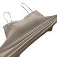 thumbnail image 6 of SHTXOZHI Cami Tank Tops for Women Stretch Straight Neckline Tops Solid Color Layering Basic Tanks with Built in Bra, 6 of 6