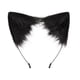 thumbnail image 4 of Faux Fur Long Tail Gothic Niños Adultos Felpa Anime Fox Ears Hair Hoop para Lolita Fancy Dress Negro Colcomx Traje de juego de cosplay, 4 of 4