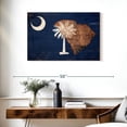 thumbnail image 3 of Elephant Stock State Map Over South Carolina Flag Wall Art - Horizontal Canvas Wall Art - Living Room Wall Decor - Flags Canvas - Beige And Blue Decor - 36" x 24", 3 of 8