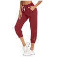 thumbnail image 2 of Drovellove Women's Plus Size High Waisted Leggings with Pockets - Casual Summer Stretch Crop Pants for Active Days or Weekend Errands, 2 of 9