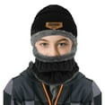 thumbnail image 2 of Viworld Kids Winter Warm Knit Beanie Hat and Circle Scarf Set with Fleece Lining for Children Boys Girls, 2 of 7