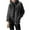 Dark Gray, variant on DDAPJ pyju Womens Winter Sherpa Fleece Jacket 2025 ,Solid Zipper Sharpa Coat Long Sleeve Stand Collar Fluffy Outerwear Coats with Pockets