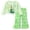 Green, variant on Disney Toy Story Jessie Girls Shirts 2 Piece Outfit Black Cow Print Flare Pants Baby Toddler 3-4T