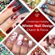 thumbnail image 2 of 6 cajas de formas de purpurina para uñas con copos de nieve variados, copos de sirena de colores, confeti de estrellas con purpurina láser para diseño artístico festivo o maquillaje., 2 of 5