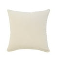 thumbnail image 3 of LR Home Ox Bay Hand-stitched Blue/White Stripe All-Natural Cotton Pillow Cover, 3 of 8