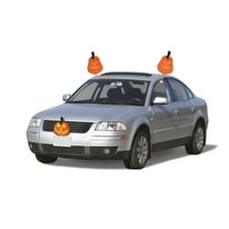 Mystic Pumpkins Decorating Halloween Car Kit - Universal Size - 19" - Orange and Yellow