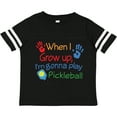 thumbnail image 3 of Inktastic Future Pickleball Player Boys or Girls Toddler T-Shirt, 3 of 5