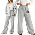 thumbnail image 2 of DHFJKG Girl's Christmas Baggy Sweatpants Lightweight Straight Leg Santa Pattern Athletic Pants With Pockets And Elastic Drawstring Cozy Pants, 2 of 5