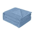 thumbnail image 1 of Manta de franela suave Compañero de aire acondicionado Color sólido Colcha de siesta Microfibra compacta para todas las estaciones, 1 of 3