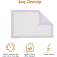 thumbnail image 2 of Basics Cat Litters Pee Pads, 40 Count, Universal Fit for Litter Box, Odor Control with Fresh Scent, Purple and White, 2 of 5