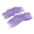 thumbnail image 2 of Drawstring Sheer Mesh Bag, Star Pattern Mesh Bags Transparent  For Wedding Purple, 2 of 8