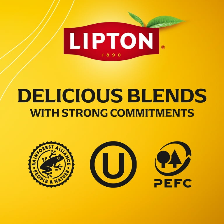 Lipton Herbal Tea Variety Pack, Smooth Mint with Lemon Peels