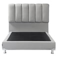 thumbnail image 2 of Box Base Cama Matrimonial DICASA Cabecera Kami Gris Claro, 2 of 8