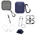 thumbnail image 1 of Funda y kit de accesorios 9 en 1 para Airpods 2 o 1 azul marino Gadget Collection Mx FKAA2-01, 1 of 8
