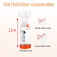 thumbnail image 4 of PAWFECTJEE- Espaciador inhalador para Gatos Mejorado con 2 m&aacute;scaras de Silicona Nebulizador port&aacute;til para Gatos y Perros Eficaz, 4 of 5