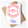 thumbnail image 1 of Red Postmark Happy Valentine Welcome Back Greeting Cards Envelopes Blank, 1 of 3