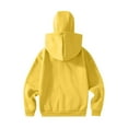thumbnail image 5 of Men's Hoodie Jackets with Face Mask Zip up Jacket Double Hooded Sweatshirt Windproof Athletic Coat Yellow XXL, 5 of 9