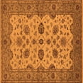 thumbnail image 1 of Ahgly Company Indoor Square Oriental Orange Traditional Area Rugs, 7' Square, 1 of 4