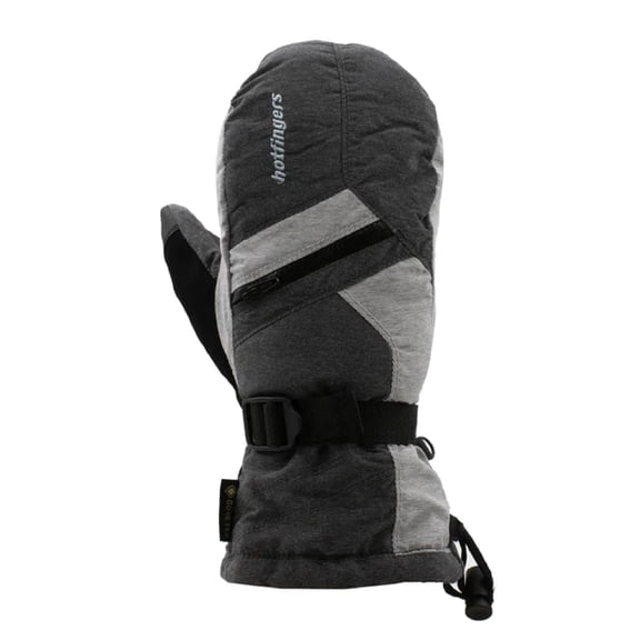 HOTFINGERS Clipper GT Ladies Waterproof Mittens, Color: Dark Heather Gray/Heather Gray, Size: M