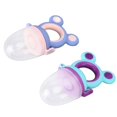 thumbnail image 4 of Alimentador de alimentos para bebés bolsa de silicona suave Juguete para la dentición infantil Diseño de manija de cabeza grande para bebés para bebés para niños pequeños ANGGREK Otros, 4 of 8
