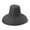 Black, variant on Women's Wide Brim Paper Straw Sun Hat Retro Elegant Style Foldable Beach Hat for Travel and Photo Red