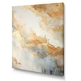 thumbnail image 2 of Designart "Magic Marble Geode In Gold And White IV" Abstract Marble Canvas Wall Art, 2 of 7