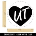thumbnail image 2 of UT Utah State in Heart Self-Inking Rubber Stamp Ink Stamper - UV Ink - Mini 1/2 Inch, 2 of 7