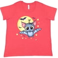 thumbnail image 3 of Inktastic Halloween Bat Women's Plus Size T-Shirt, 3 of 5