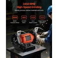 thumbnail image 2 of Amoladora de mesa VEVOR, 6 pulgadas, 3450 RPM, 450 W, 3,8 A, 3/5 HP, motor de inducción, 2 of 9
