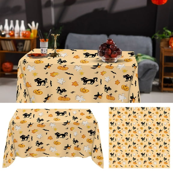 Fmbmuo Tablecloth Resistant colorful Party Nylon,Spandex Room Decor for Dining, Camping, Indoor and Outdoor