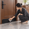 2-Pack Black Stainless Steel Kick Plates for Bottom of Door, Heavy Duty ...