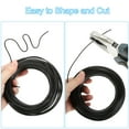 thumbnail image 4 of Uxcell Bonsai Training Wire, Floral Wire Stems Anodized Aluminum Tree Wire for Gardening Branch Fixing Black 2.5mm x 60ft, 4 of 6