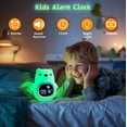 thumbnail image 7 of Alarm Clock with Sound Machine for Kids, 6 White Noises and 9 Colors Night Light, Ok to Wake Clock, Include 1800mAh Battery for Portability and Memory Function, for Kids, 7 of 7