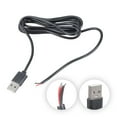 thumbnail image 2 of Yammee Spring Terminal USB2.0 Male Charging Cable 5V Solderless Connection Plastic Texture for Projects Power Cord 100cm/180cm, 2 of 9